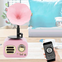 Load image into Gallery viewer, Retro Wooden Phonograph Bluetooth Speaker