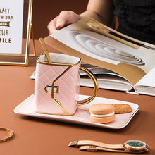 Load image into Gallery viewer, Handbag-Shaped Creative Mug With Saucer &amp; Spoon