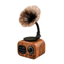 Load image into Gallery viewer, Retro Wooden Phonograph Bluetooth Speaker