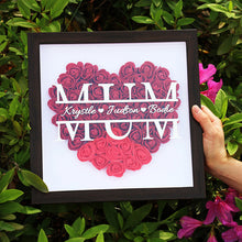 Load image into Gallery viewer, Flower Shadow Box For Mother&#39;s Day
