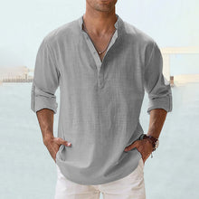 Load image into Gallery viewer, Men&#39;s Cotton Linen Casual Shirt