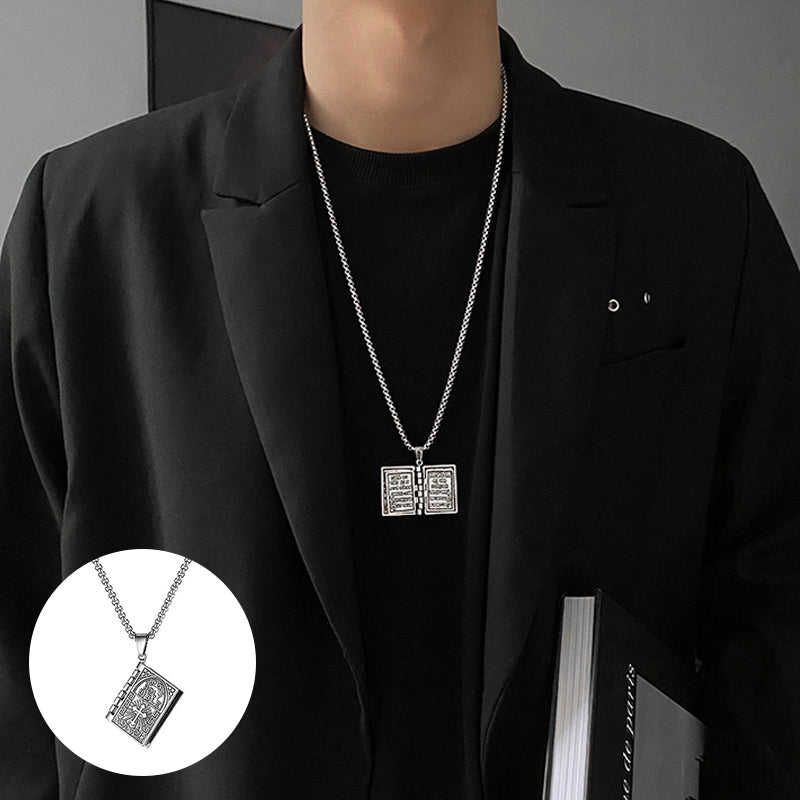 Tiny Bible Necklace