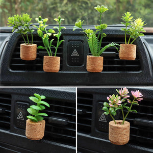Succulent Air Freshener Vent Clips