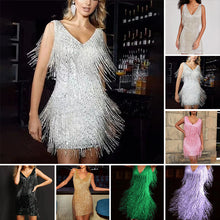 Load image into Gallery viewer, Sexy Princess Style V-Neck Slip Dress