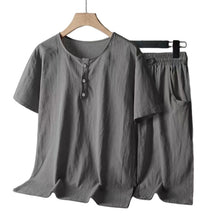 Load image into Gallery viewer, Men&#39;s Cotton Linen Casual Suit