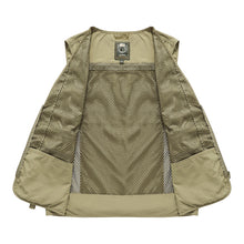 Load image into Gallery viewer, Breathable Mesh Zip Cargo Vest