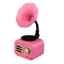 Load image into Gallery viewer, Retro Wooden Phonograph Bluetooth Speaker