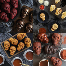 Load image into Gallery viewer, 3D Skull Mold - Aluminum Baking Pan