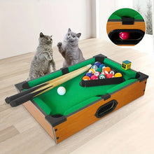 Load image into Gallery viewer, Mini Billiards Table Interactive Cat Toy For Household
