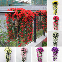 Load image into Gallery viewer, Simulert Fiolett Hengende Kurv