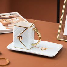 Load image into Gallery viewer, Handbag-Shaped Creative Mug With Saucer &amp; Spoon