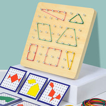 Load image into Gallery viewer, Wooden Geoboard